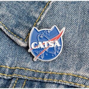 NASA Cat CATSA Enamel Pins 422